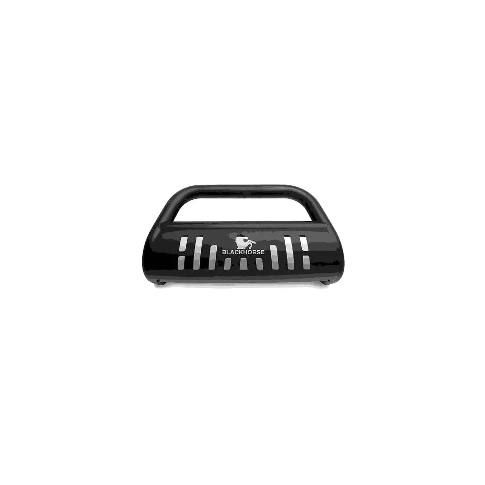 Bull Bar - 2-1/2" Diameter Tube; Matte Black; With Skid Plate; Without Light Bar - BLKCBB-C6502SP